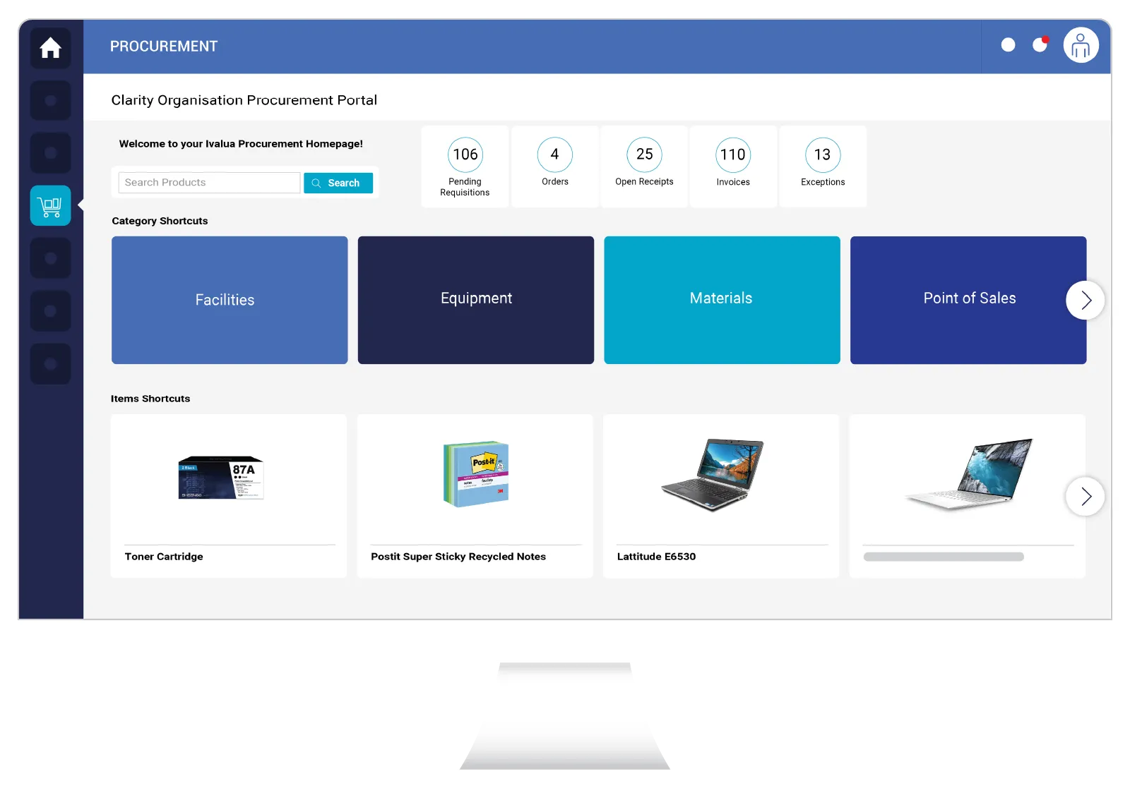 Screenshot – Procurement Clarity Organisation Portal - AML